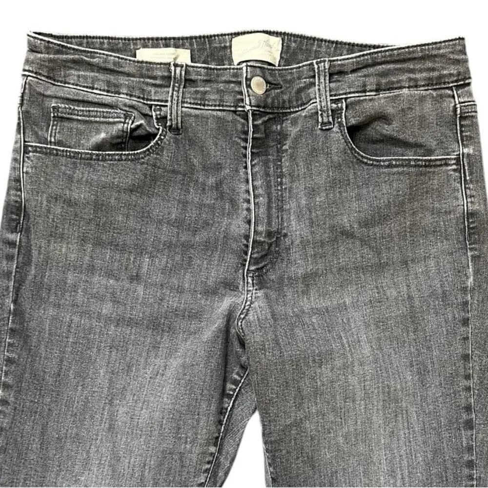 Universal Thread Dark Gray Denim High Rise Women's Skinny Ankle Jeans - 14/32